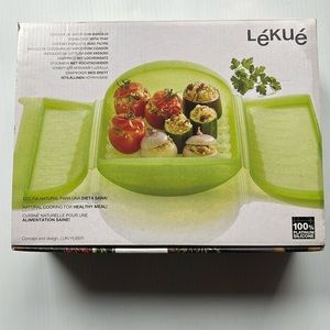 Lekue steam case with tray